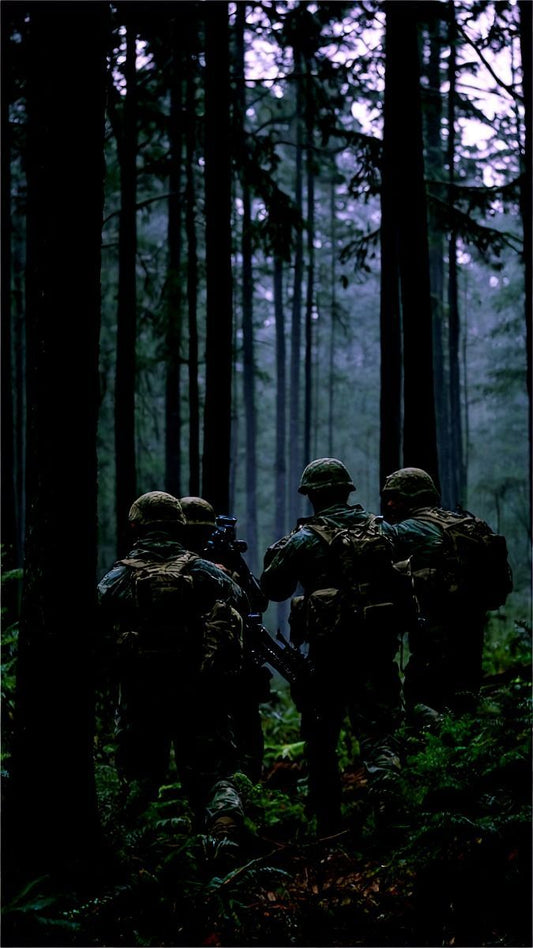 Soldiers in Forest