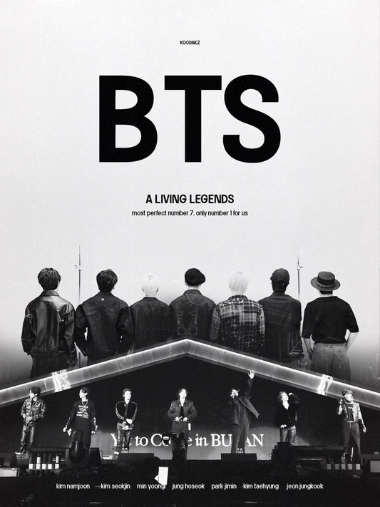BTS – Songs Wall Frame