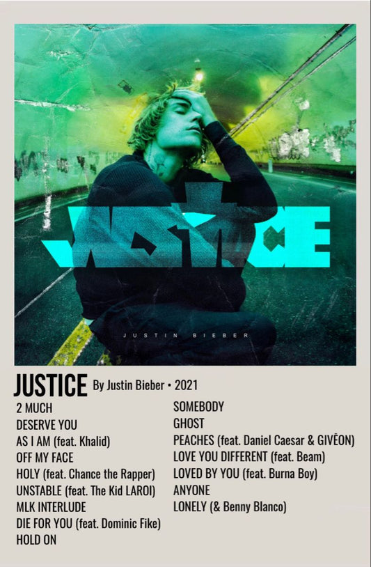 Justice – Songs Wall Frame