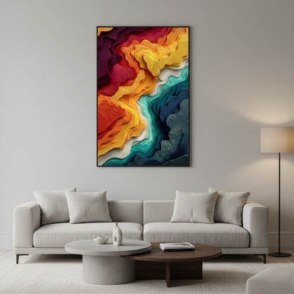 Abs Design framed wall art print — Casa Blend