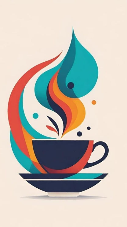 Abstract - Coffee Flame