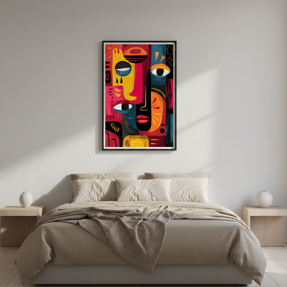 Abstract - Fragmented Faces