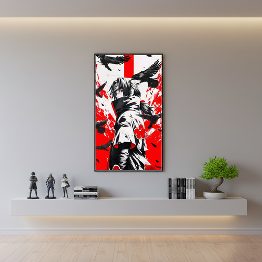 Crimson Raven Shinobi – Anime Wall Poster