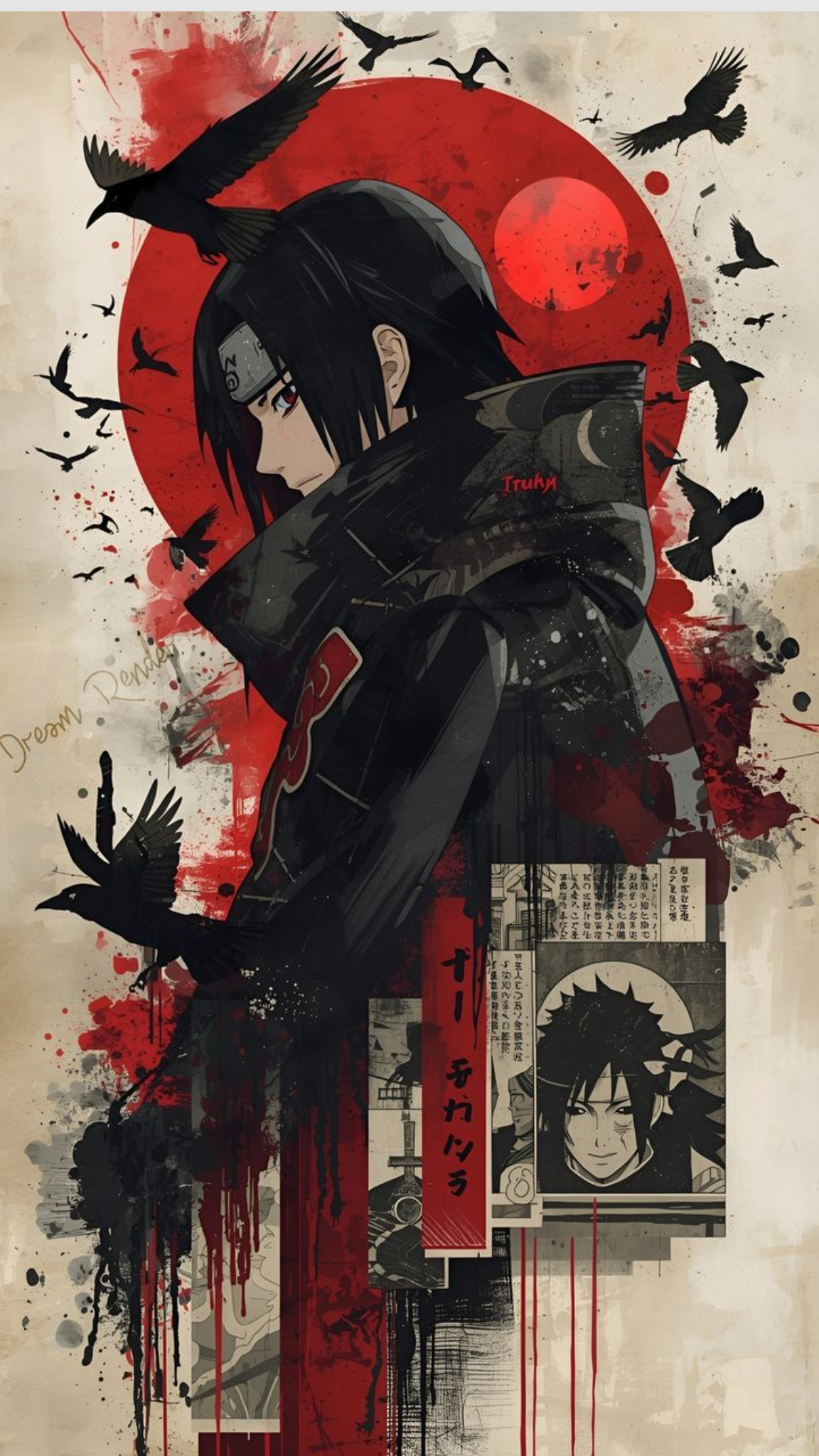 Shadow Raven Ninja – Anime Wall Poster