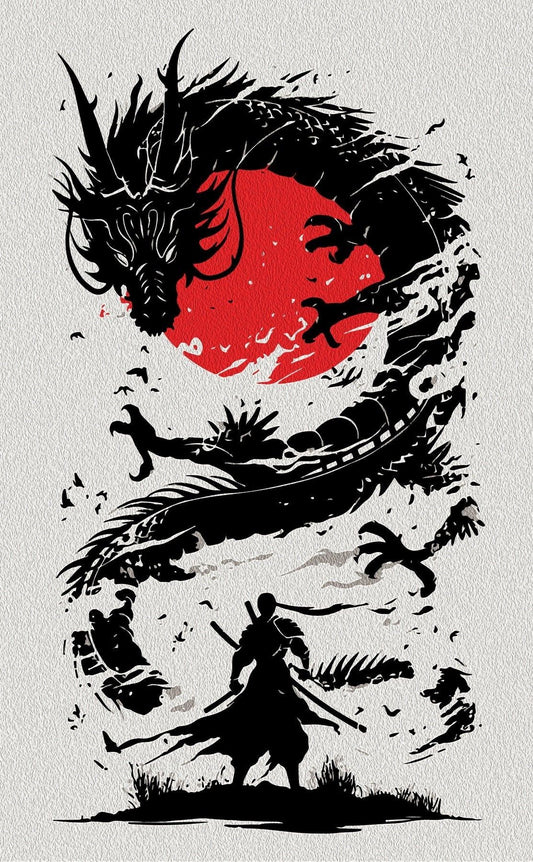 Dragon’s Shadow Samurai – Anime Wall Poster