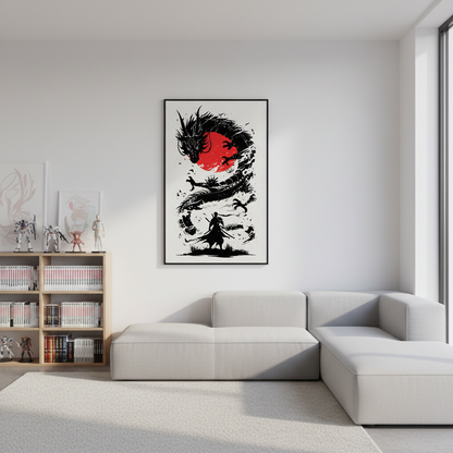 Dragon’s Shadow Samurai – Anime Wall Poster
