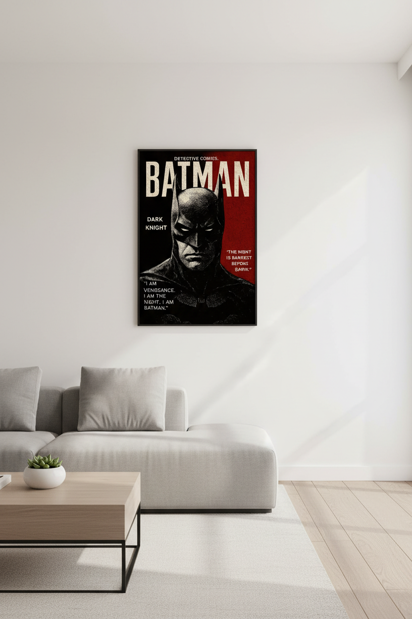 Cinema - Bat Man Black & Red