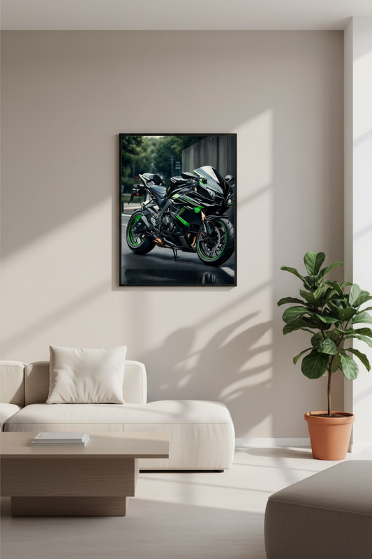Bikes - Ninja Parked
