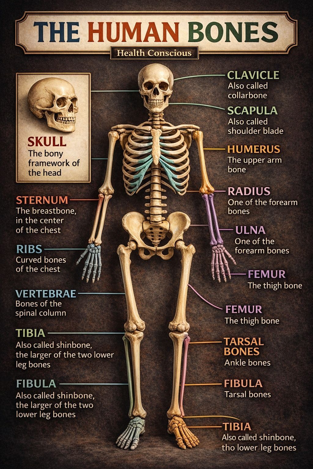 Edu-Bio- Human Bones