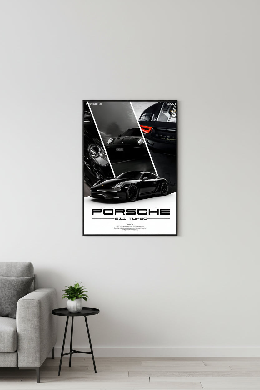Cars - Black Porsche 911 Turbo