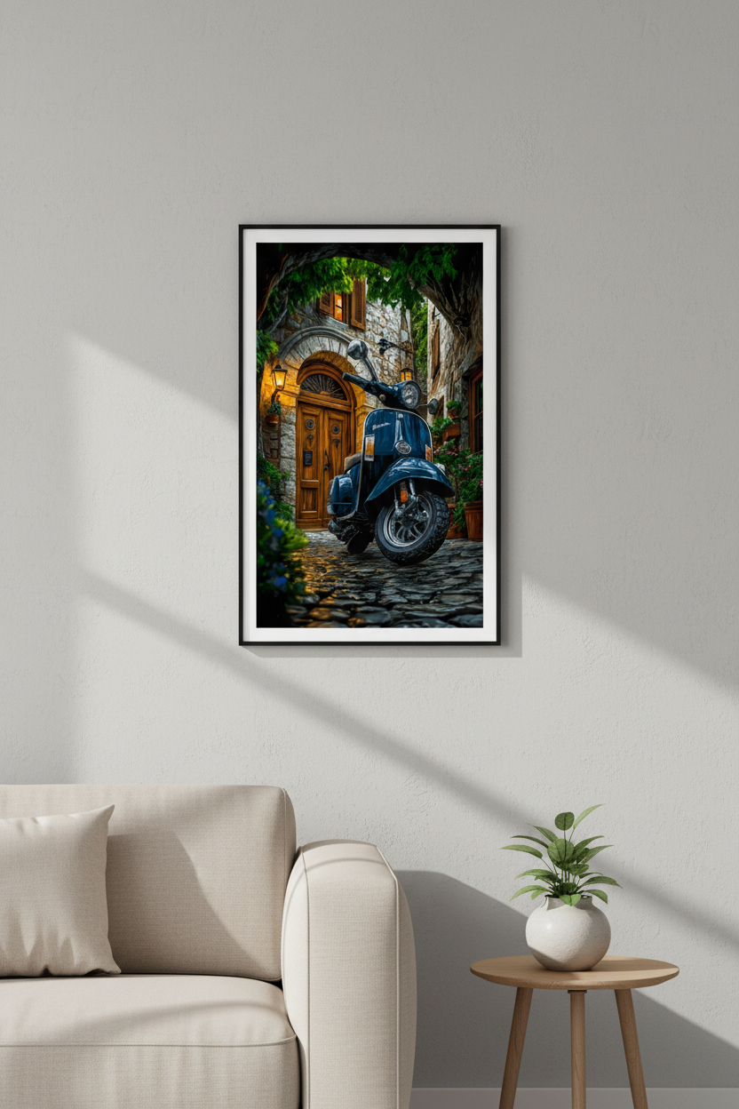 Bikes - Blue Scooter