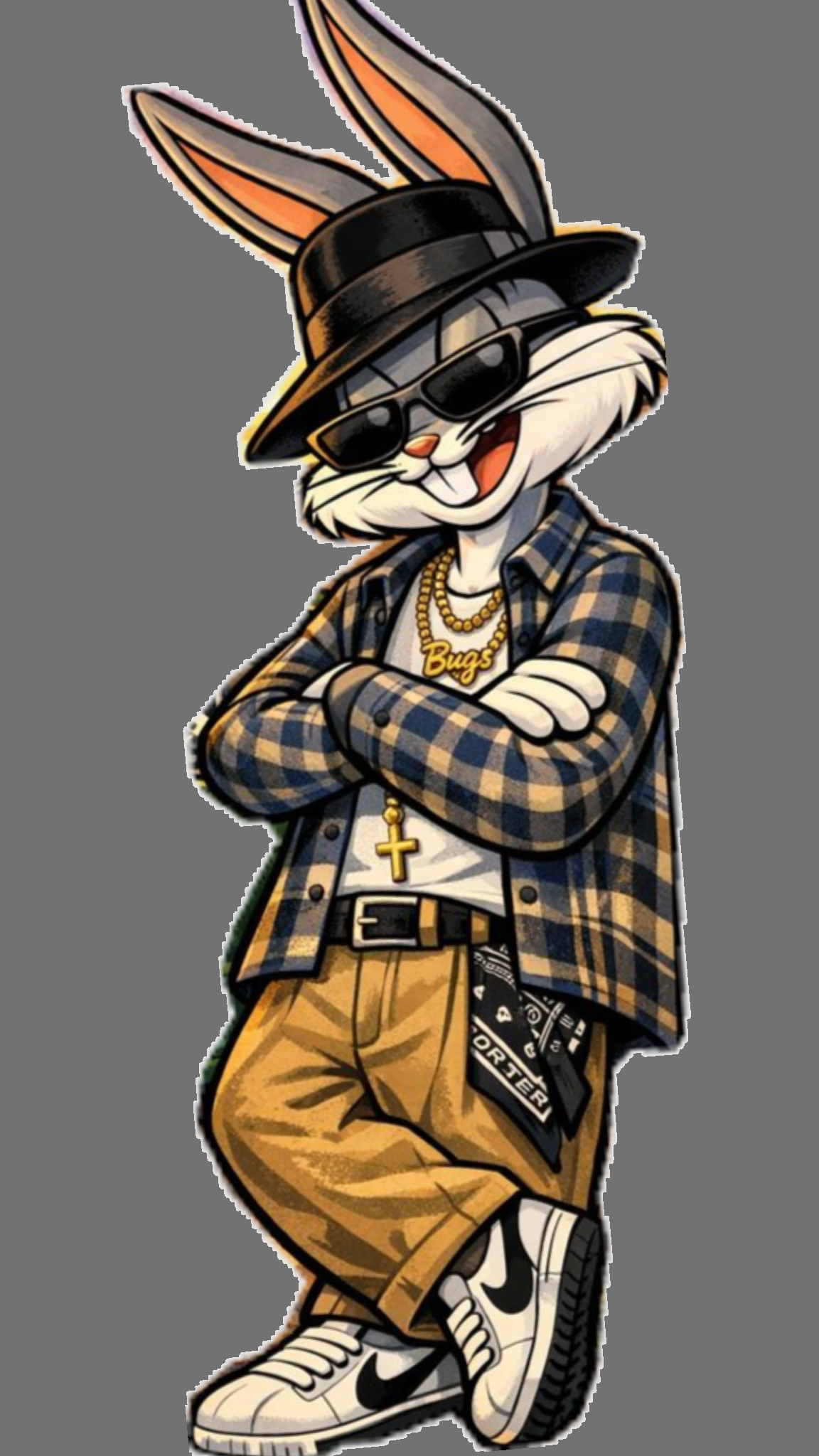 Buxs Bunny framed wall art print — Casa Blend