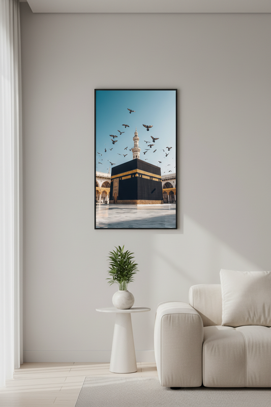 Islamic - Holy Kabba - Birds