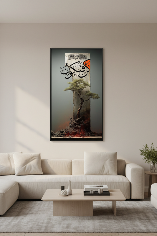 Islamic - Calligraphy -  Kun Fayya Kunn