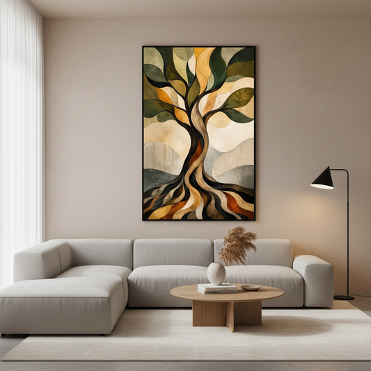 Canopy framed wall art print — Casa Blend