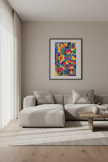 Abstract - Chromatic Mosaic