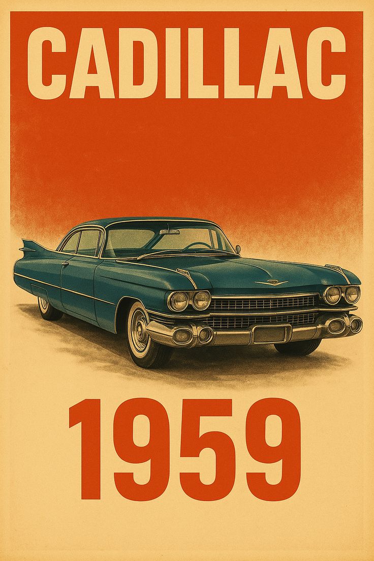 Cadillac 1959 – Classic Wall Poster