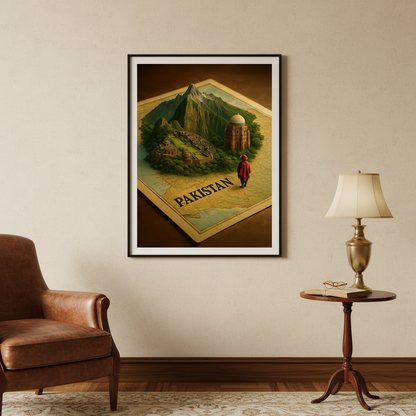 Map – Classic Wall Frame