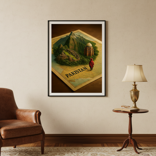 Map – Classic Wall Frame