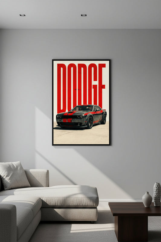 Cars - Red & Black Dodge Charger