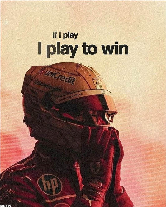 F1 - I Play To Win