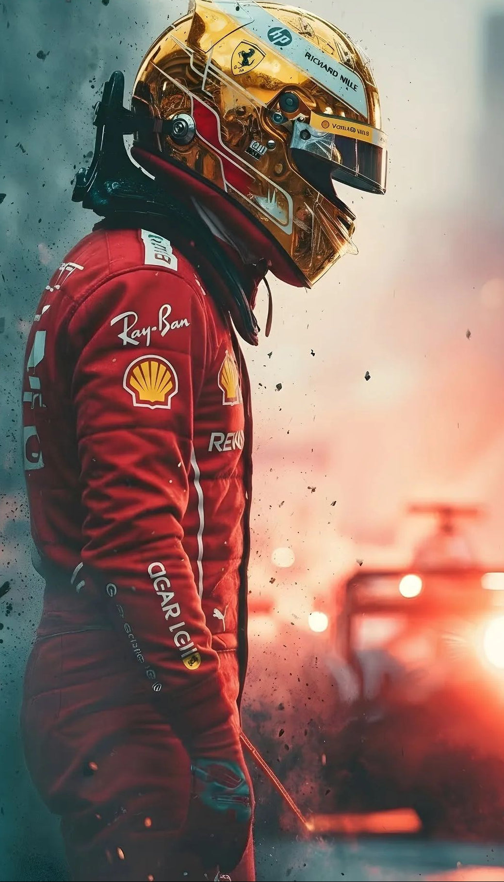 Cars - F1 Driver Gold Helmet