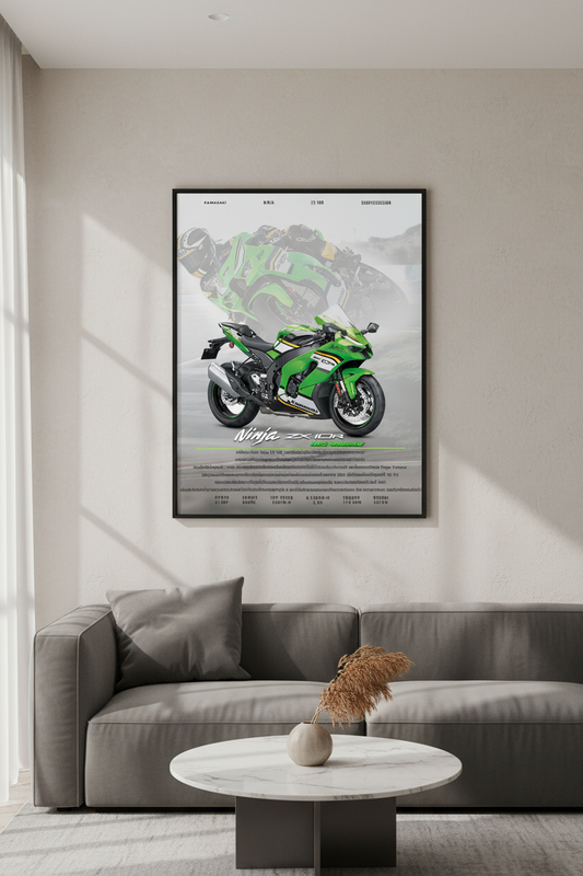 Bikes - Green Kawasaki Ninja ZX-10R