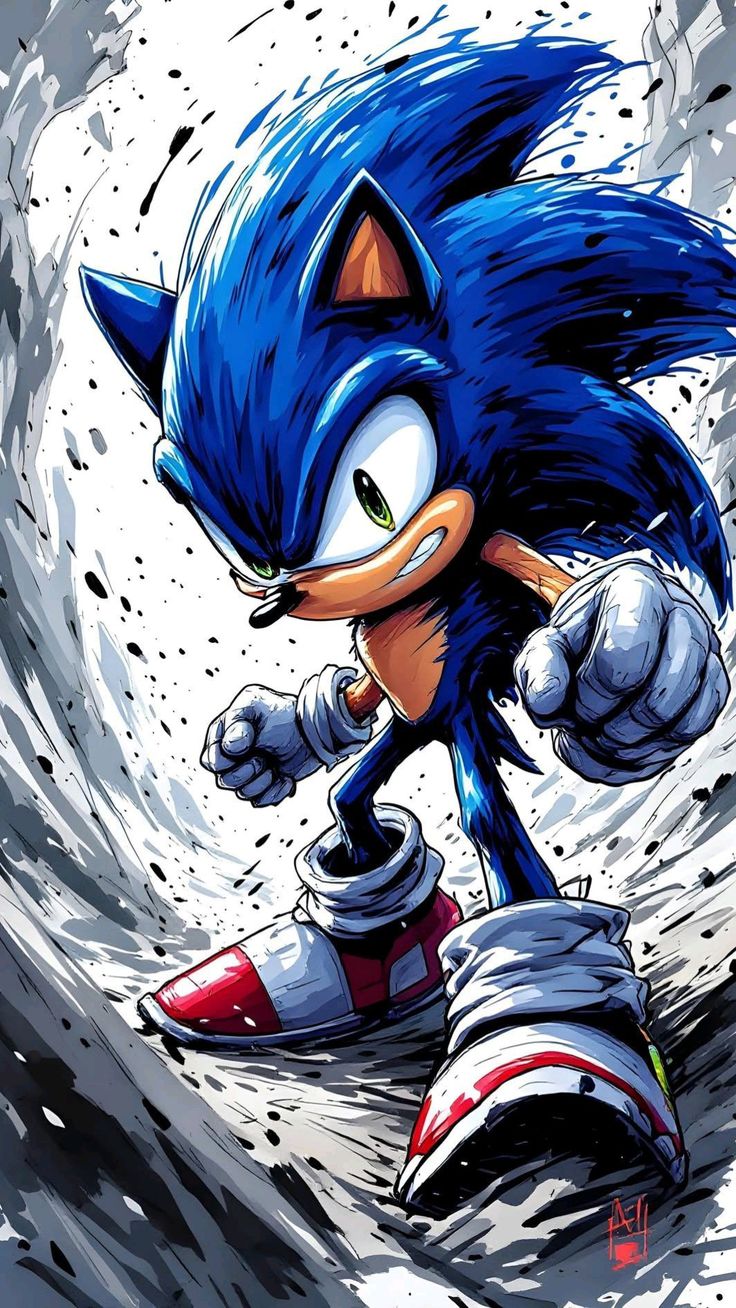 Sonic framed wall art print — Casa Blend