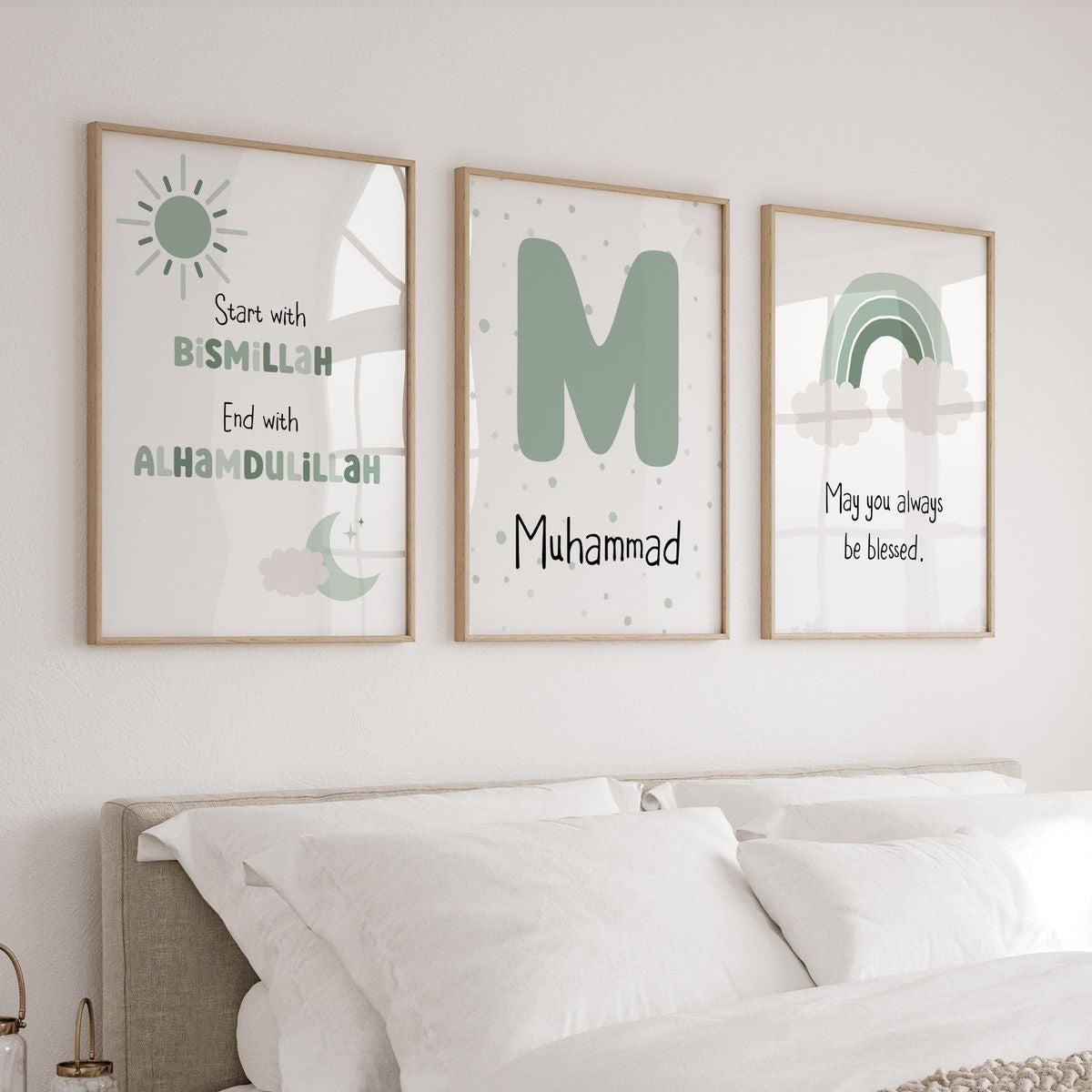 Kids Room - Custom- Blessing - Pack of 3