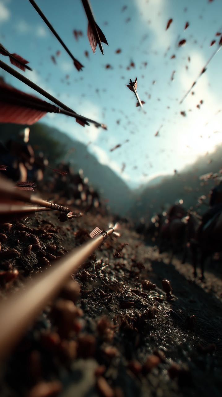Many arrows