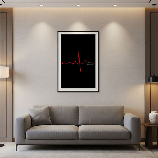 Matter of Time framed wall art print — Casa Blend
