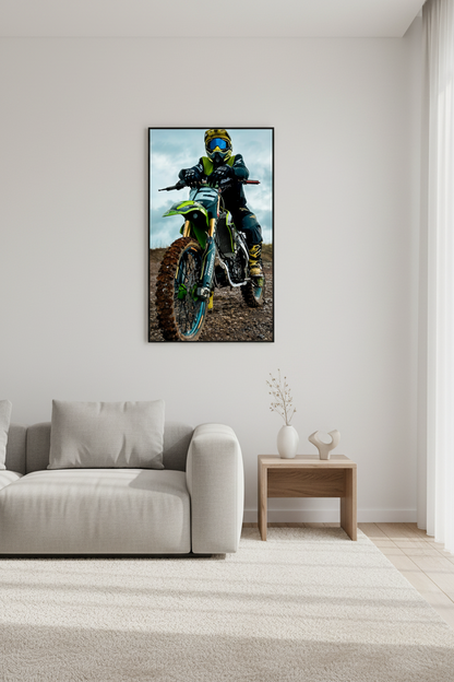Bikes - Person on a Dirt Bike