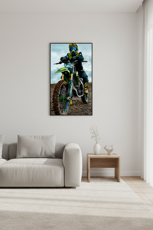 Bikes - Person on a Dirt Bike