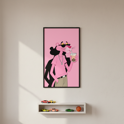 Kids Room – Pink Panther with Shadow