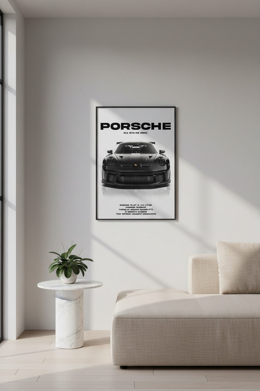 Cars - Black Porsche 911 Turbo-02