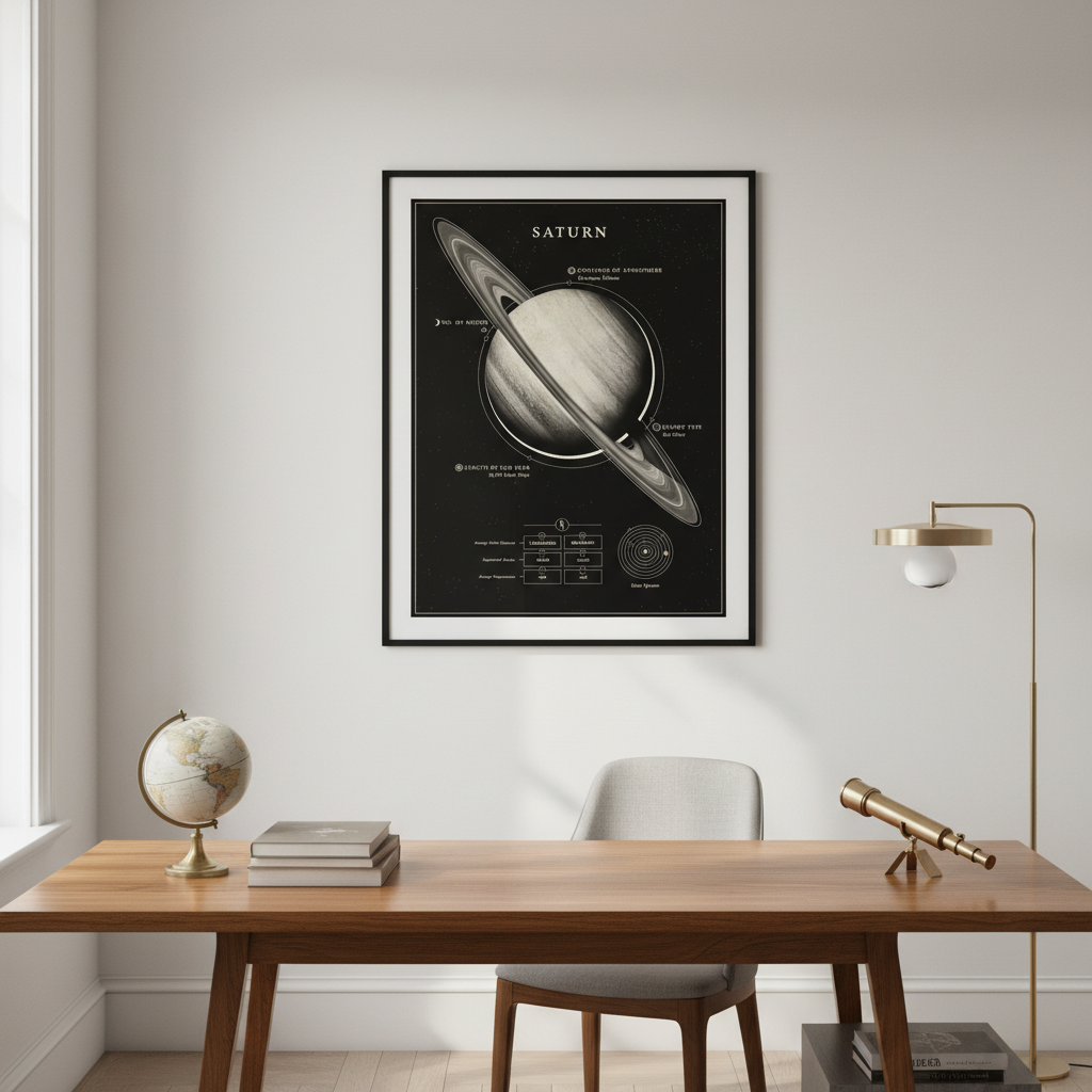 Edu-Sci- Saturn Planet