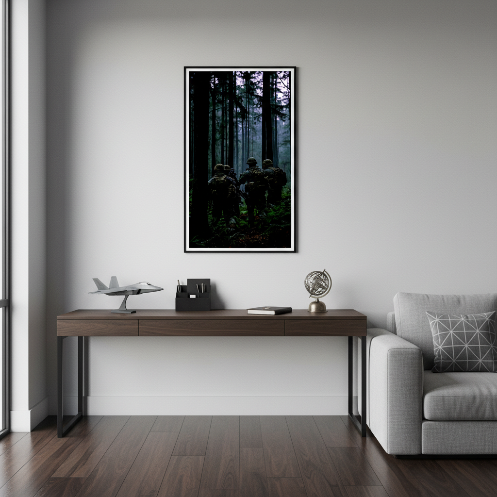 Soldiers in Forest