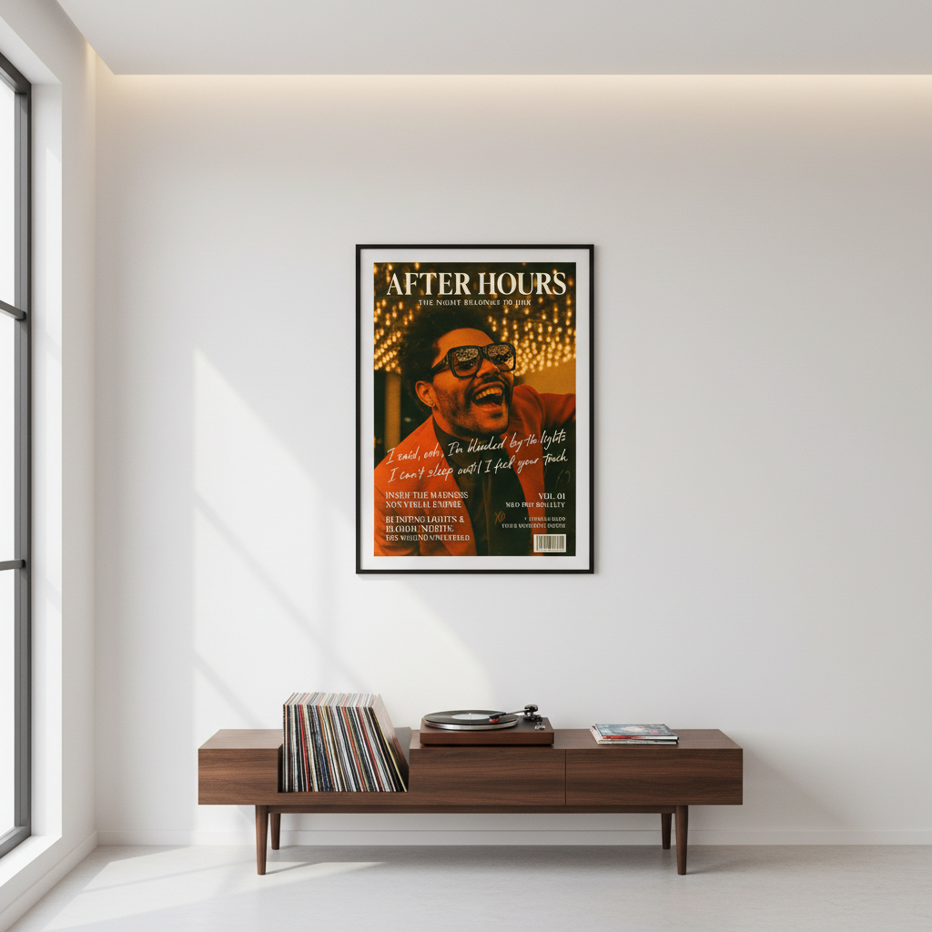 After Hours – Songs Wall Frame