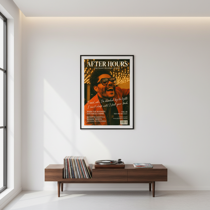 After Hours – Songs Wall Frame