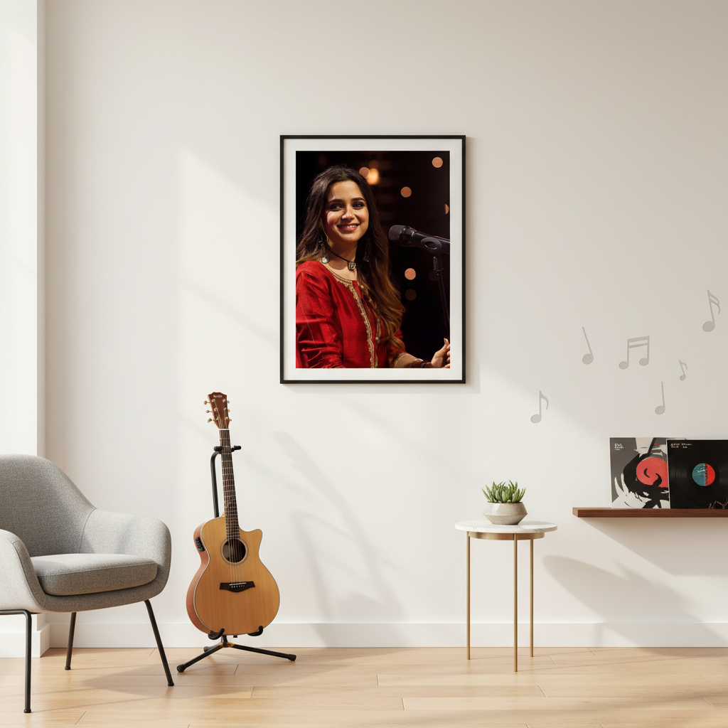 Aima Baig – Songs Wall Frame