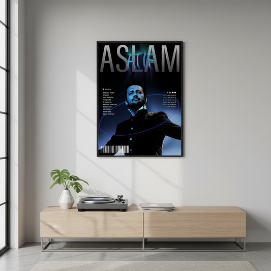 Atif Aslam – Songs Wall Frame