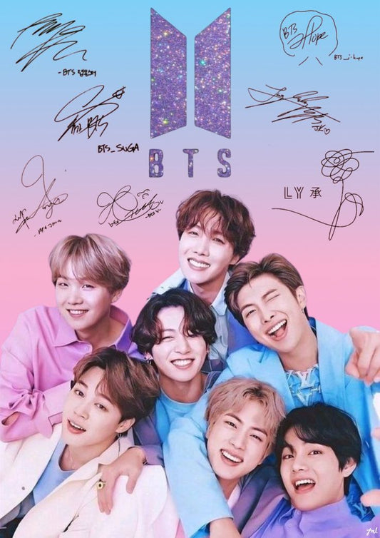 BTS – Songs Wall Frame