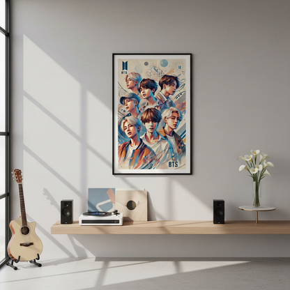 BTS – Songs Wall Frame