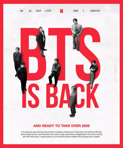 BTS – Songs Wall Frame