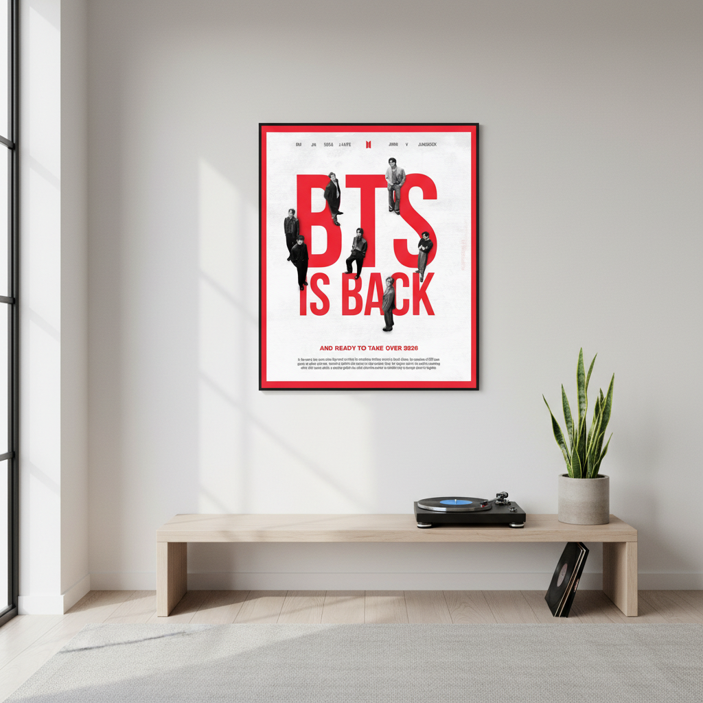BTS – Songs Wall Frame
