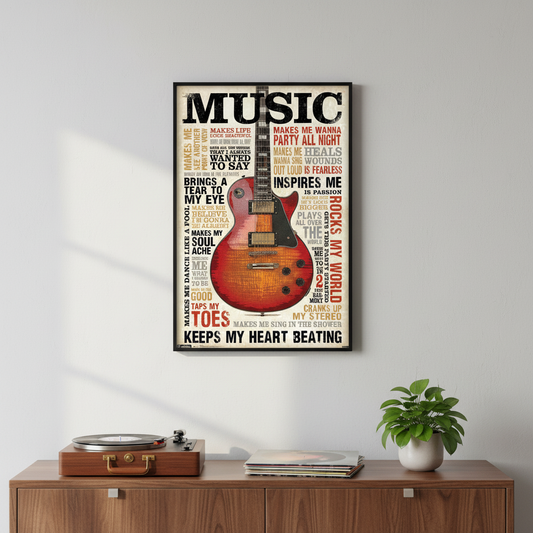 Music – Songs Wall Frame