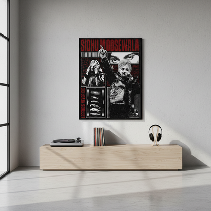Sidhu Moosewala – Songs Wall Frame