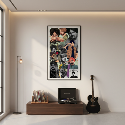 Sidhu – Songs Wall Frame