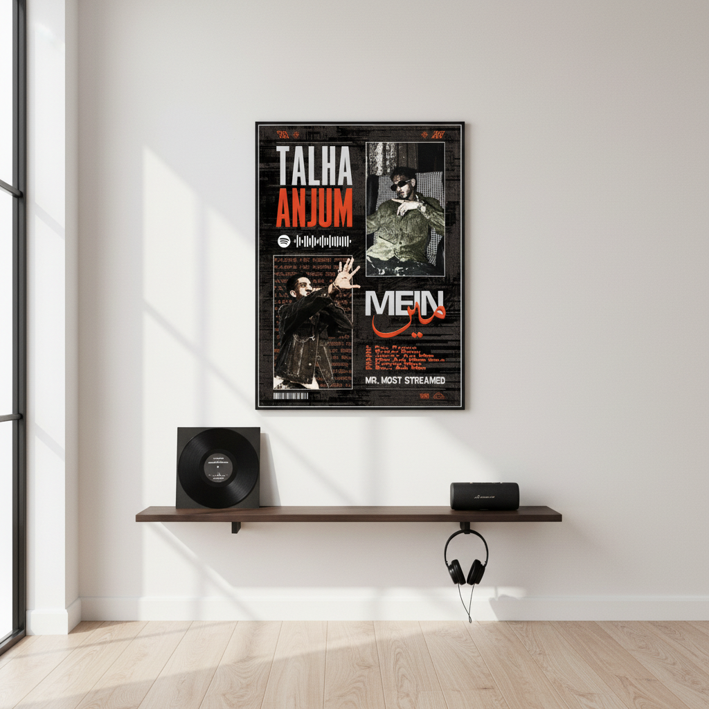 Talha Anjum – Songs Wall Frame