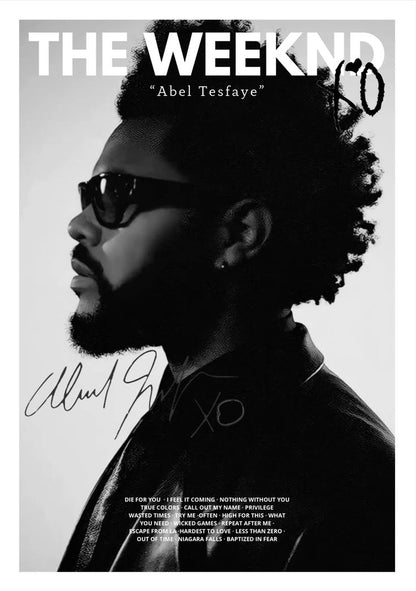 Weeknd– Songs Wall Frame